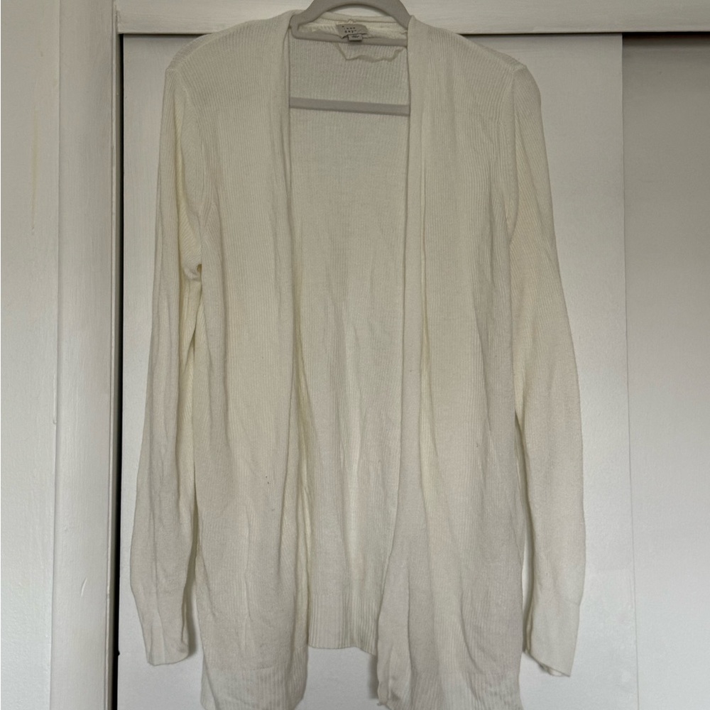 Cream Cardigan Sweater